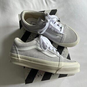 Vans OG Old Skool Lux Pig Suede Grey Dawn Sneakers VN0A4P3XUNY - Size 4.5/6